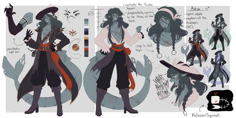 Aza Character Design